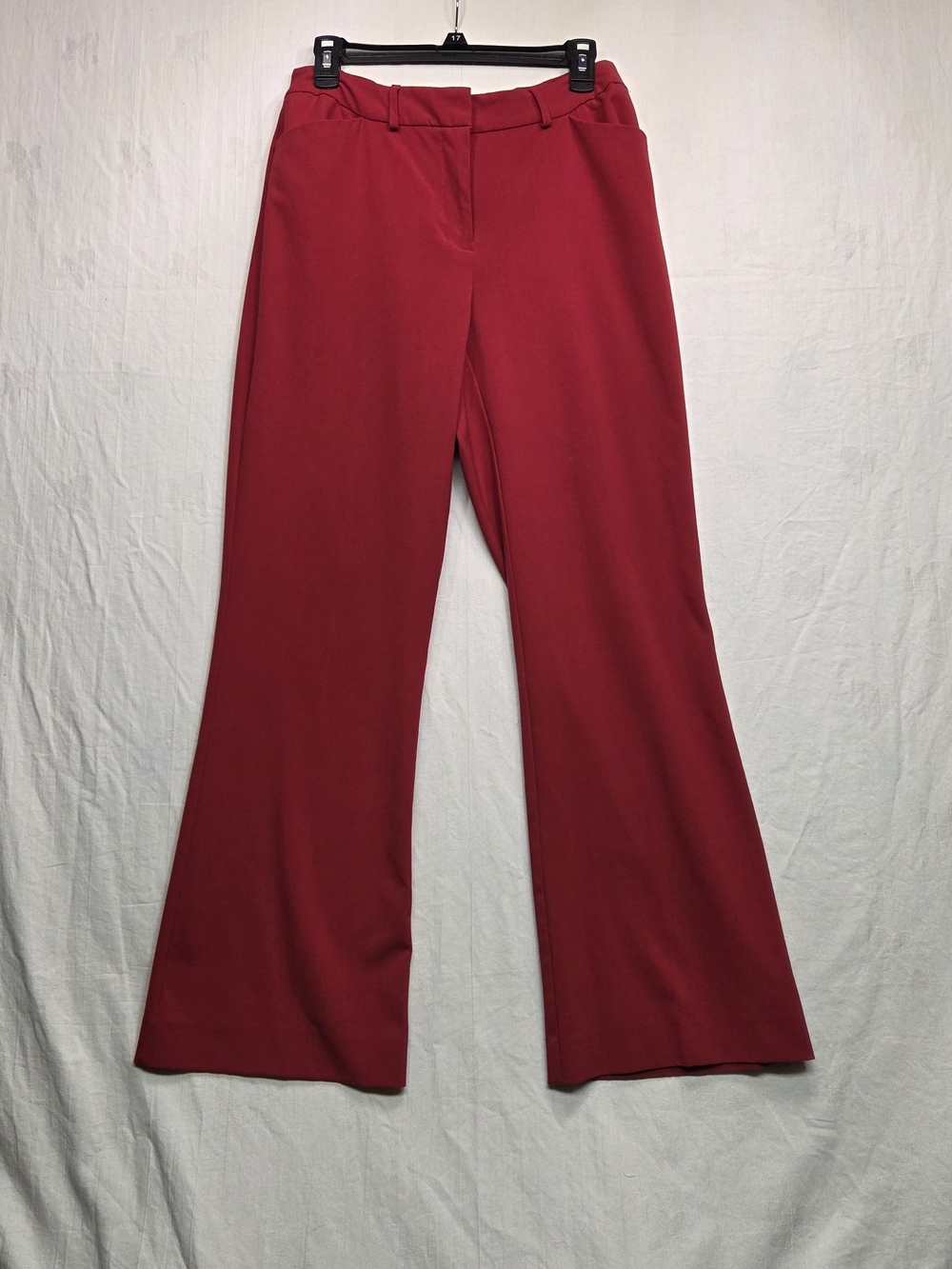 George Stretch Red Flare Leg Dress Pants Women’s Size 10. #0262